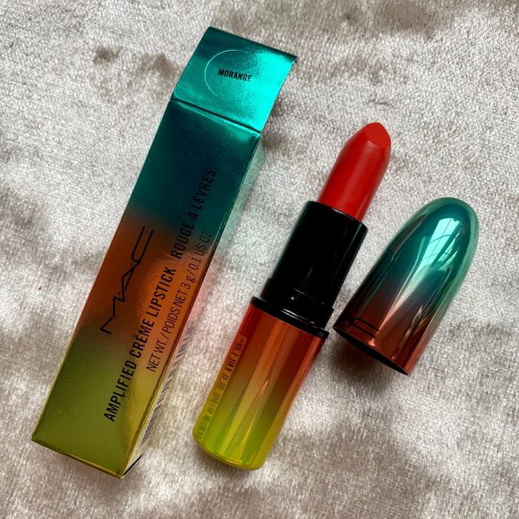 MAC Cosmetics Morange Lipstick Wash & Dry BNIB - Picture 1 of 2